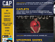 Tablet Screenshot of johncaparulo.com